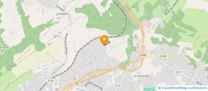 localisation de l'entreprise NORBA MIDI PYRENEES à LESCURE D'ALBIGEOIS