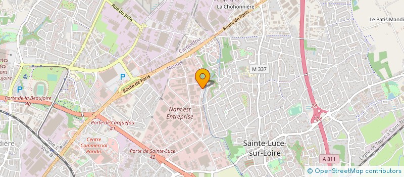 localisation de l'entreprise NORBA PAYS DE LOIRE à NANTES