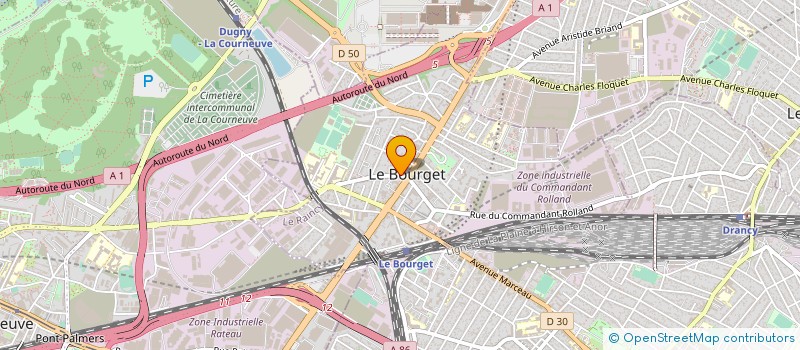 localisation de l'entreprise NORBAI à LE BOURGET