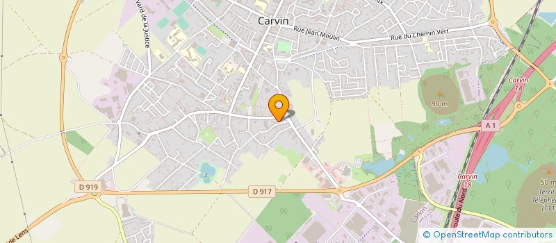 localisation de l'entreprise NORBATI  CARVIN