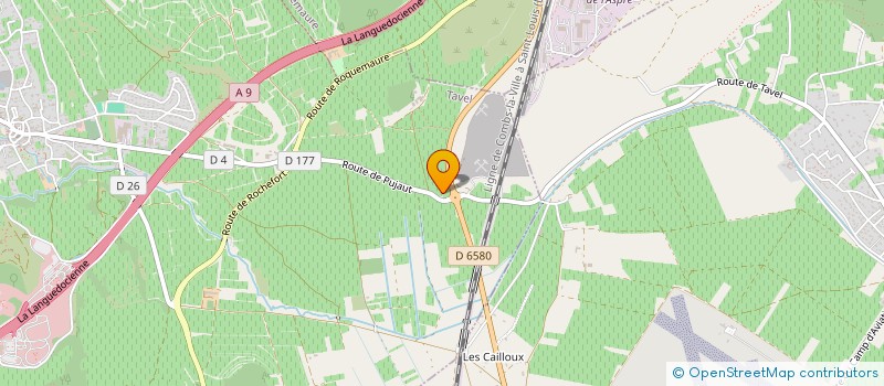 localisation de l'entreprise NORBERT ET DOMINIQUE DE LANZAC  TAVEL