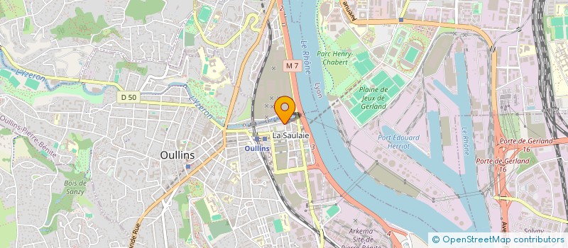 localisation de l'entreprise NORBERT FEUILLAGES  OULLINS-PIERRE-BENITE