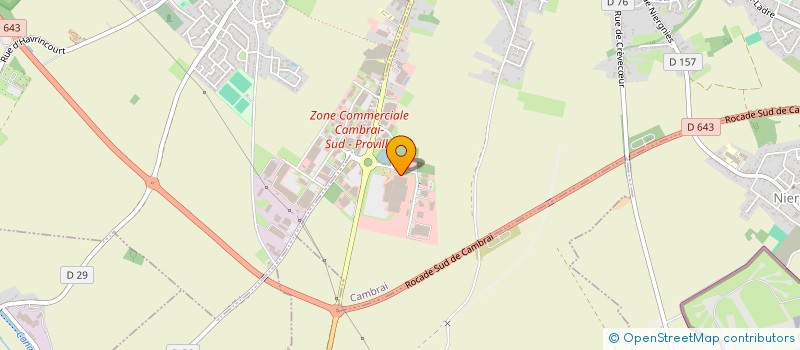 localisation de l'entreprise NORBLITZ à CAMBRAI