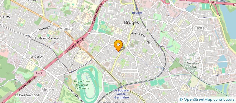 localisation de l'entreprise NORBRET  BRUGES