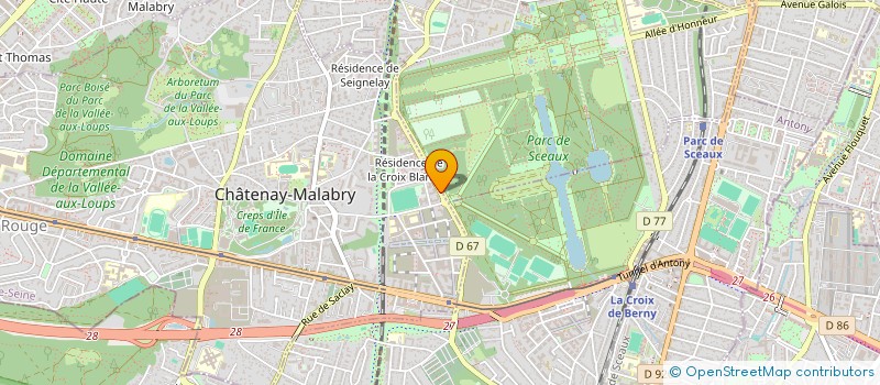 localisation de l'entreprise NORCA à CHATENAY-MALABRY