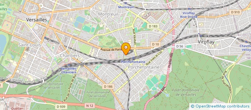 localisation de l'entreprise NORCACHON à VERSAILLES