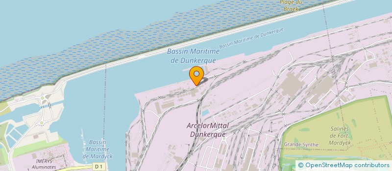 localisation de l'entreprise NORCEBA à DUNKERQUE