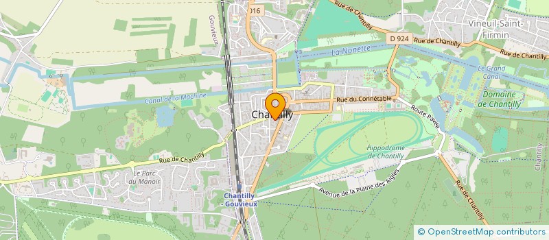 localisation de l'entreprise NORCHANT à CHANTILLY