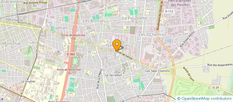 localisation de l'entreprise NORD 1  BRON