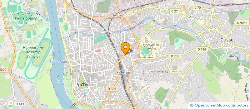 localisation de l'entreprise NORD à VICHY