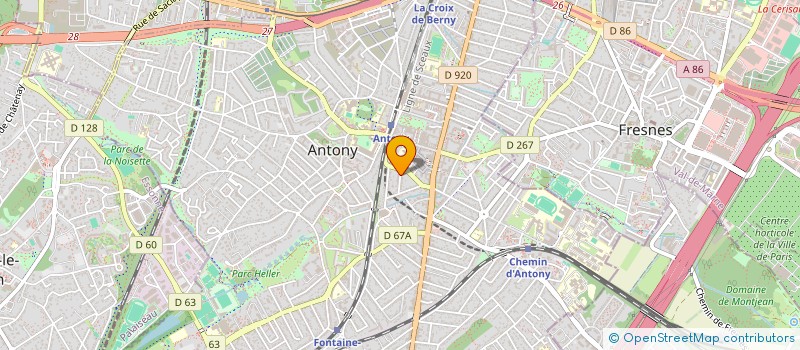 localisation de l'entreprise NORD à ANTONY