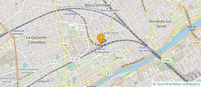 localisation de l'entreprise NORD  ASNIERES-SUR-SEINE