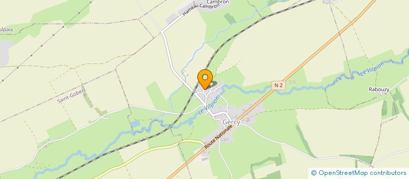 localisation de l'entreprise NORD ABATTAGE  LE NOUVION-EN-THIERACHE