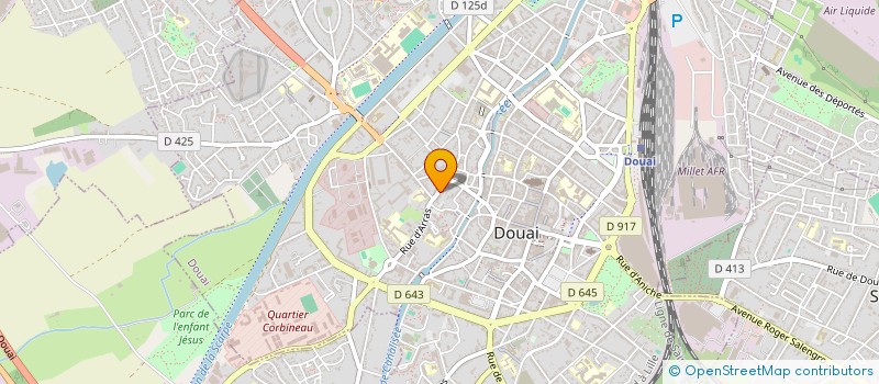 localisation de l'entreprise NORD ACTIV à DOUAI