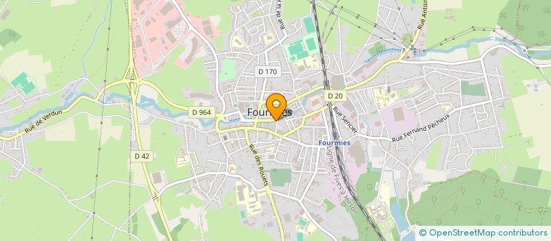 localisation de l'entreprise NORD AISNE AMBULANCES à FOURMIES