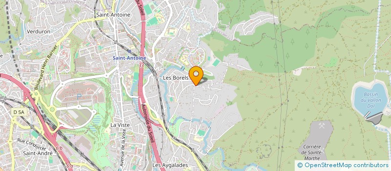 localisation de l'entreprise NORD-AIXPRESS à MARSEILLE