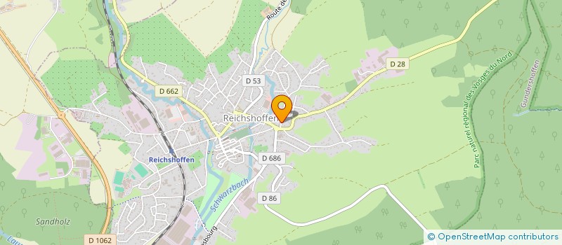 localisation de l'entreprise NORD ALSACE MOTOCULTURE à NIEDERBRONN-LES-BAINS