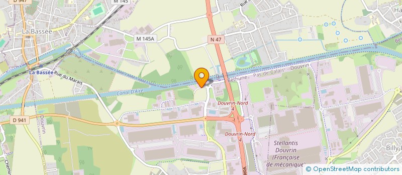 localisation de l'entreprise NORD ALU MENUISERIES  DOUVRIN