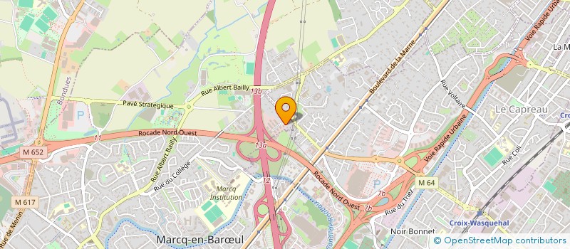 localisation de l'entreprise NORD AMENAGEMENT FONCIER à MARCQ-EN-BARŒUL