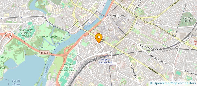 localisation de l'entreprise NORD ANJOU IMMOBILIER à ANGERS