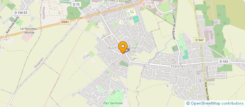 localisation de l'entreprise NORD ARTOIS PROSPECTION  AUCHY-LES-MINES