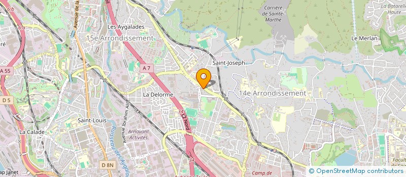 localisation de l'entreprise NORD ASSISTANCE SANTE à MARSEILLE