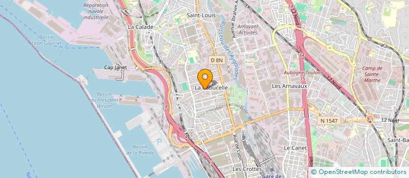 localisation de l'entreprise NORD ASSISTANCE TRANSPORT à MARSEILLE