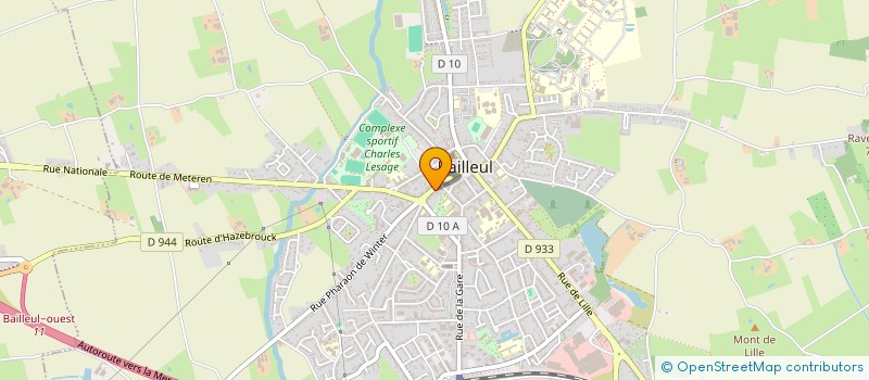 localisation de l'entreprise NORD ASSURANCES CONSEILS à BAILLEUL