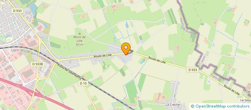 localisation de l'entreprise NORD AUTO FLANDRE à BAILLEUL