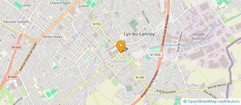 localisation de l'entreprise NORD AUTO SELECTION à LANNOY