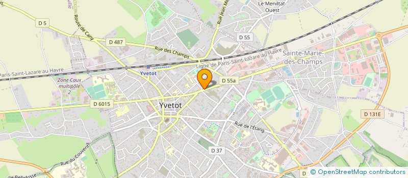 localisation de l'entreprise NORD AUTO SERVICE à YVETOT