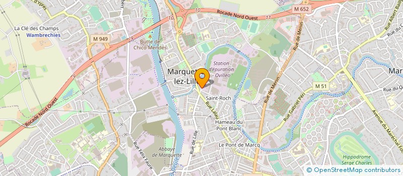 localisation de l'entreprise NORD AUTOMATION  MARQUETTE-LEZ-LILLE