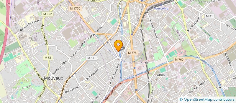 localisation de l'entreprise NORD AUTOMATIQUE  TOURCOING