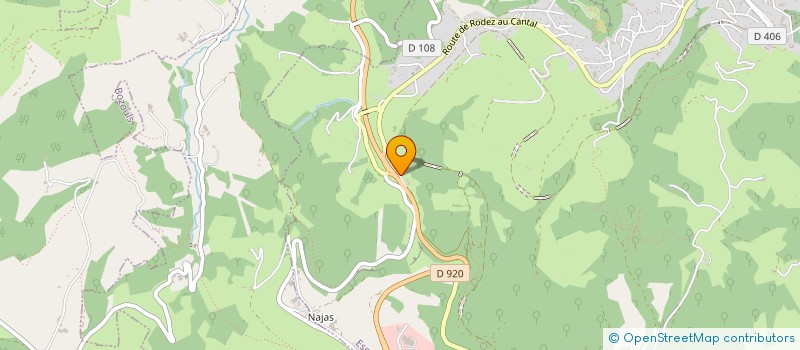 localisation de l'entreprise NORD AVEYRON TRAVAUX PUBLICS  ESPALION