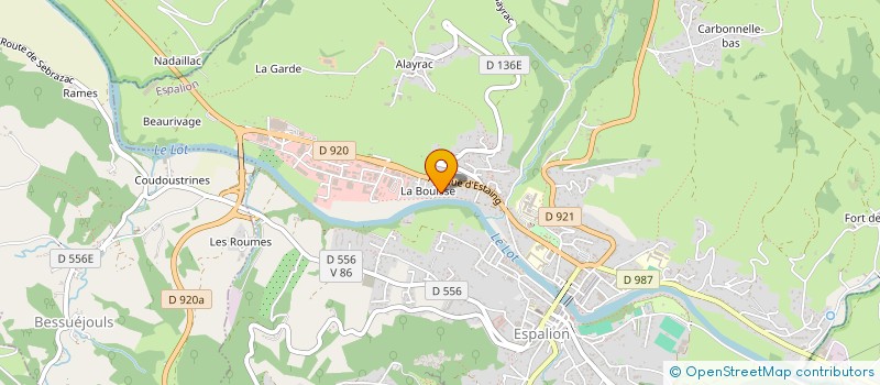 localisation de l'entreprise NORD AVEYRON VIANDES à ESPALION