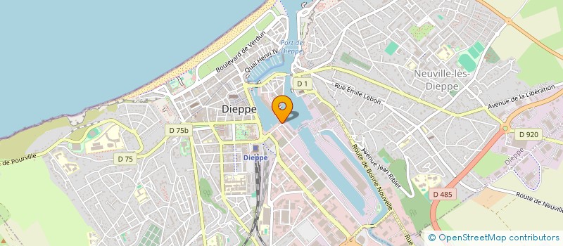 localisation de l'entreprise NORD AZUR à DIEPPE