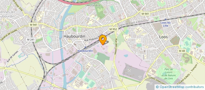 localisation de l'entreprise NORD BALAYAGE à HAUBOURDIN