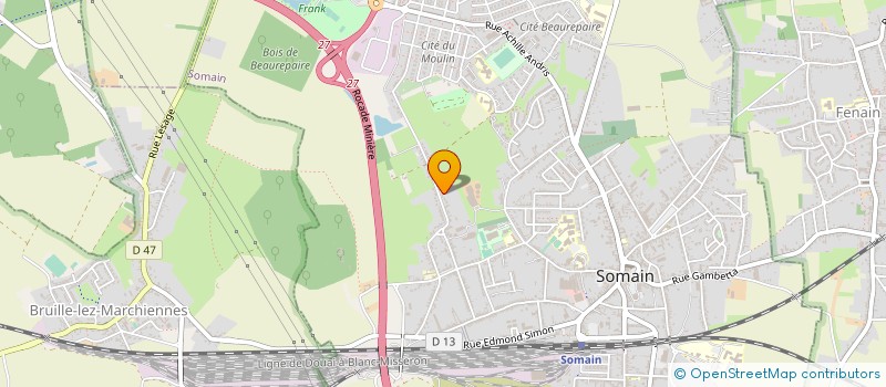 localisation de l'entreprise NORD BAT  SOMAIN