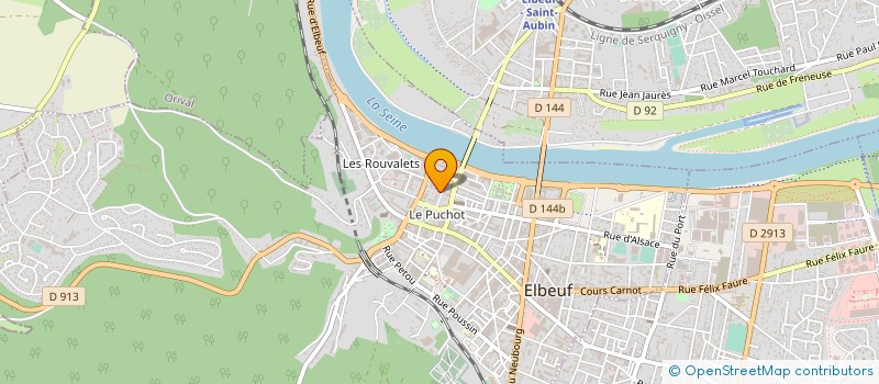 localisation de l'entreprise NORD BAT  ELBEUF