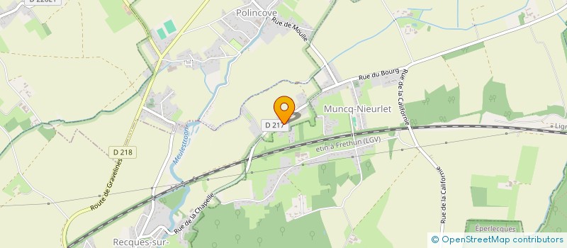 localisation de l'entreprise NORD BAT ELECTRO  MUNCQ-NIEURLET