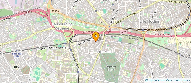 localisation de l'entreprise NORD BATI CONCEPT à LILLE