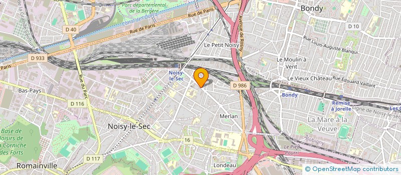 localisation de l'entreprise NORD BATIMENT  NOISY-LE-SEC