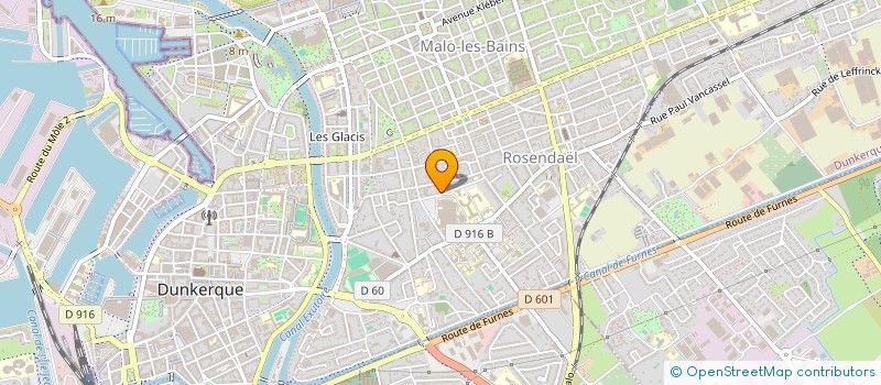 localisation de l'entreprise NORD BATIMENTS à DUNKERQUE