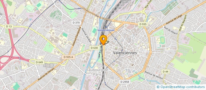 localisation de l'entreprise NORD BATTERIES à VALENCIENNES