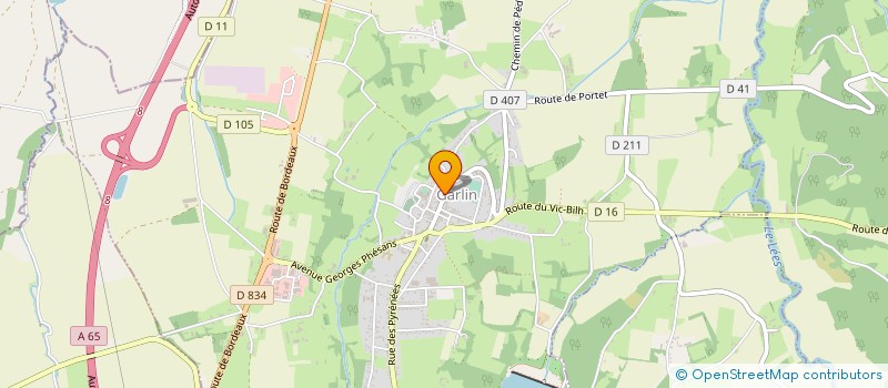 localisation de l'entreprise NORD BEARN XV  GARLIN