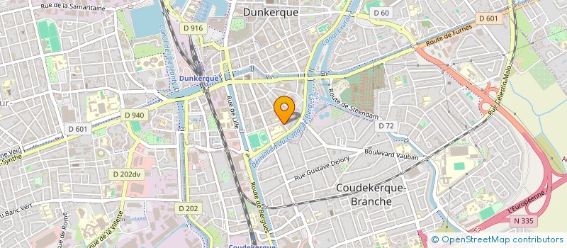 localisation de l'entreprise NORD BETON ET STRUCTURES à DUNKERQUE