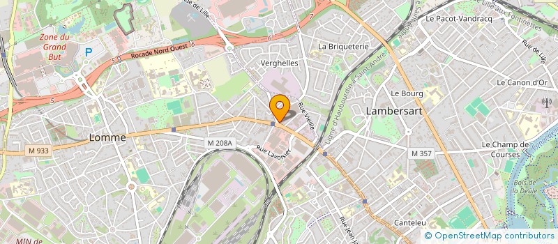 localisation de l'entreprise NORD BOISSON à LILLE