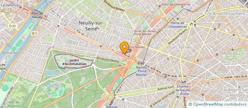 localisation de l'entreprise NORD CAFE 10 à NEUILLY-SUR-SEINE