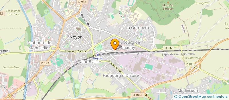 localisation de l'entreprise NORD CARRELAGE  NOYON