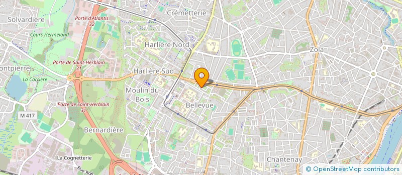 localisation de l'entreprise NORD CARRELAGE SOLS à NANTES